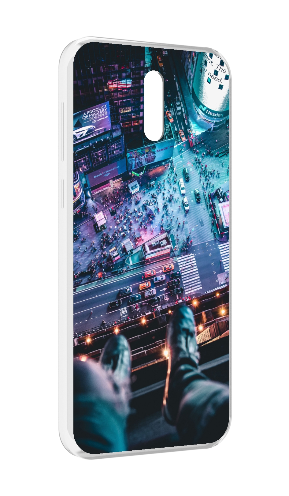 

Чехол MyPads парень на крыше для Alcatel 3L (2019), Прозрачный, Tocco