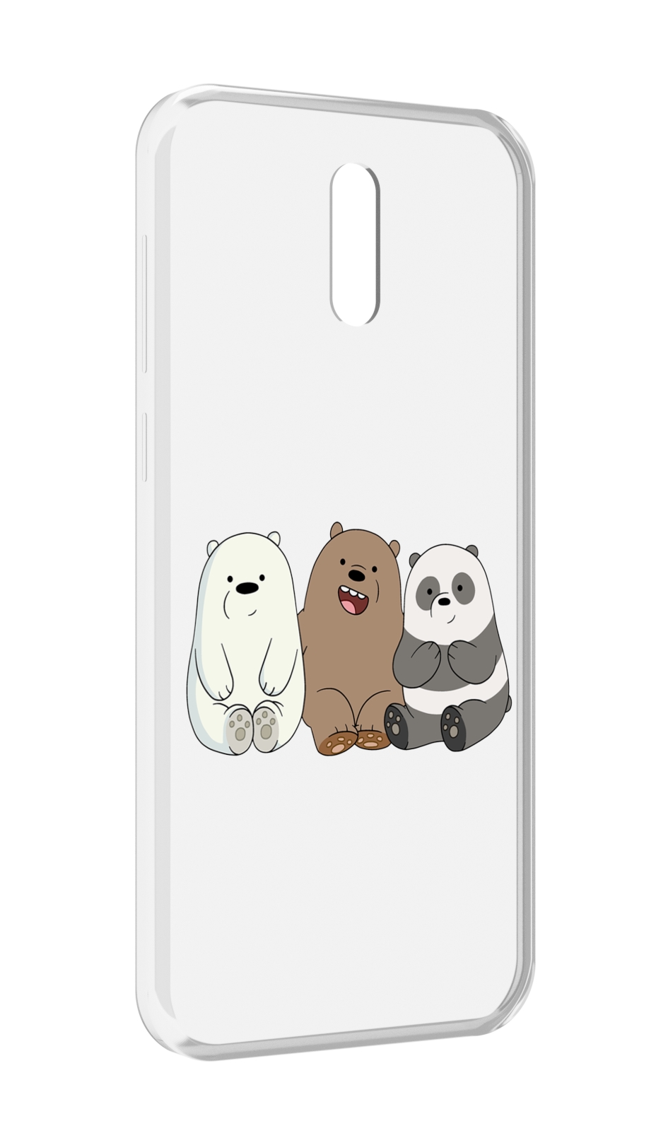 Чехол MyPads панды детский для Alcatel 3L (2019)