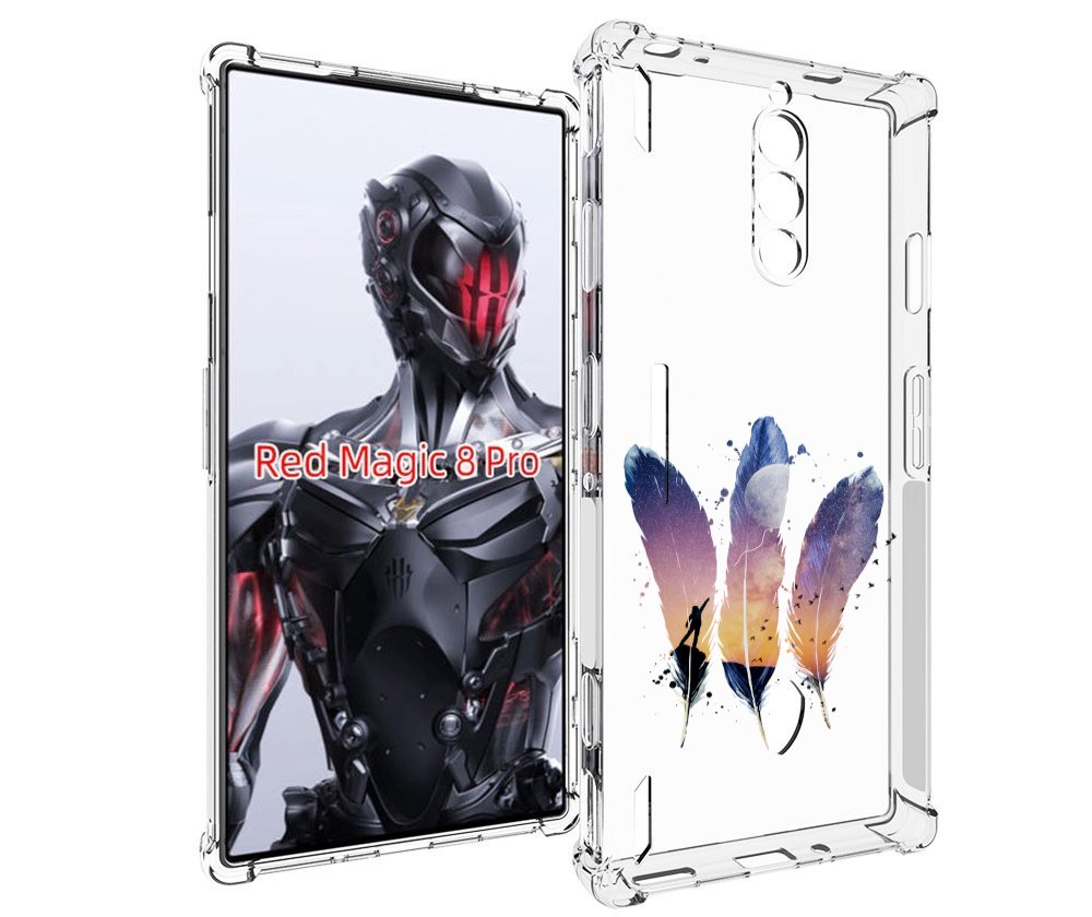

Чехол MyPads небесные перья для ZTE Nubia Red Magic 8 Pro / Red Magic 8 Pro Plus, Tocco