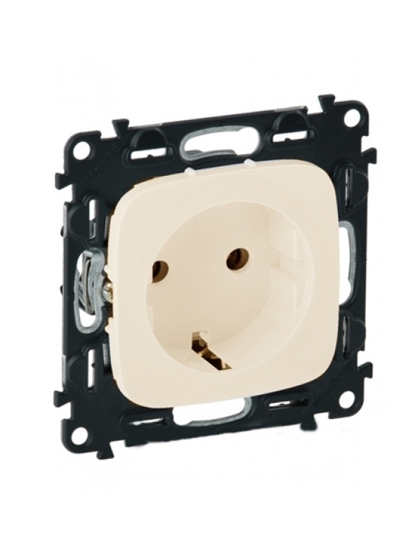 

Розетка Legrand Valena Allure 16 А-250В 2шт 753030+755206.2, Бежевый
