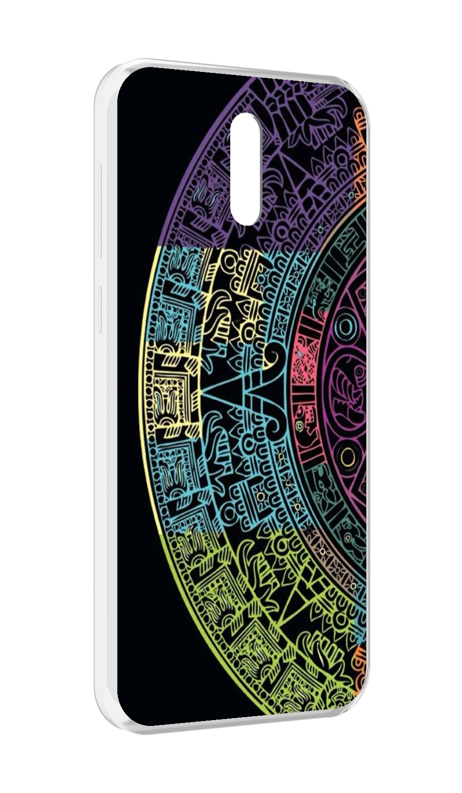 

Чехол MyPads орнамент полукруга для Alcatel 3L (2019), Прозрачный, Tocco
