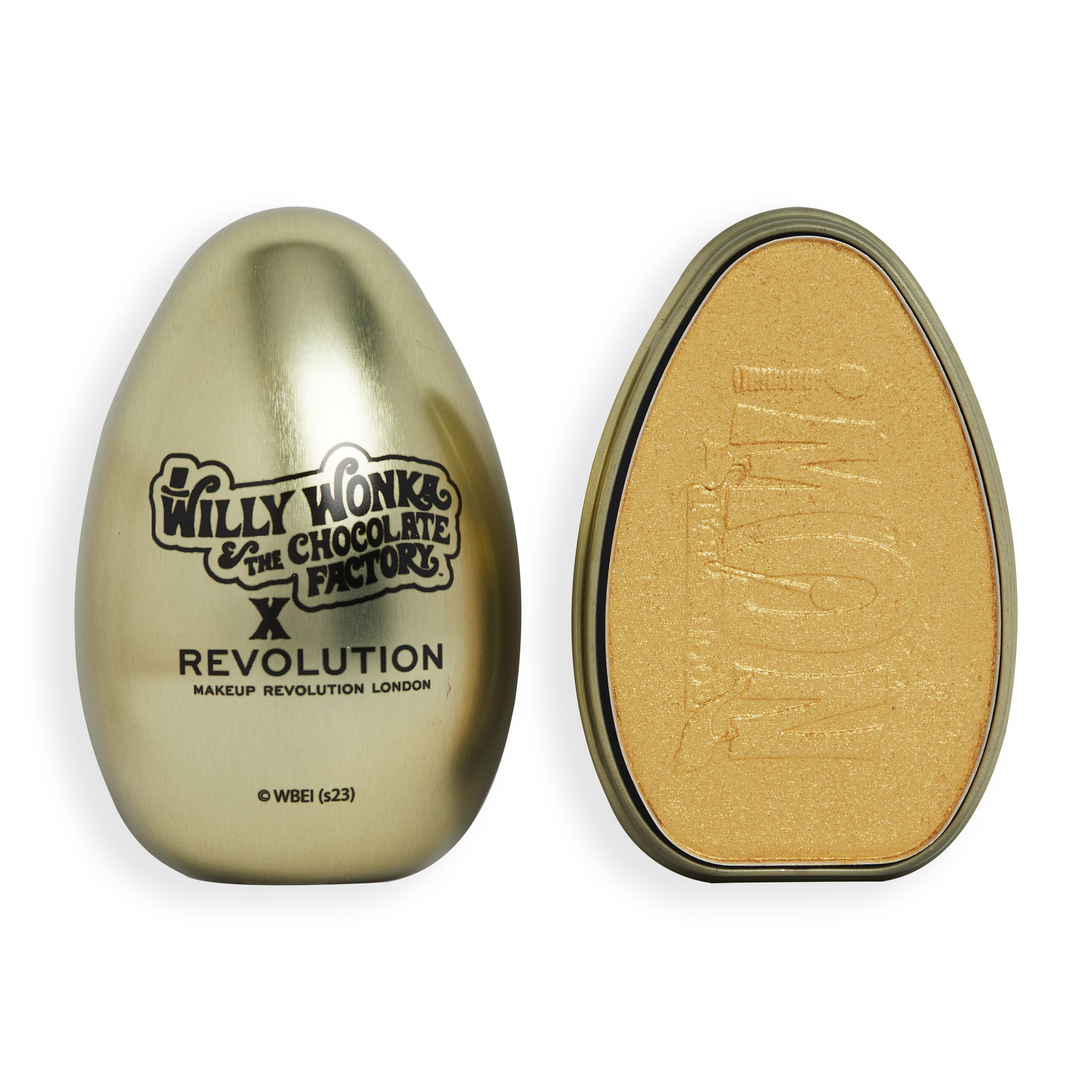 Хайлайтер Makeup Revolution Willy Wonka & The Сhocolate Аactory I Want It Now Golden Egg хайлайтер revolution makeup reloaded lustre lights cool 20 г