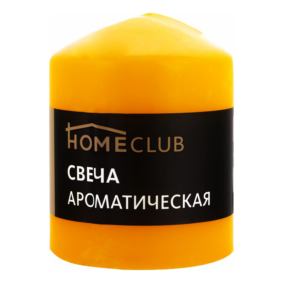 фото Свеча ароматизированная homeclub манго столбик 7 x 9 см home club