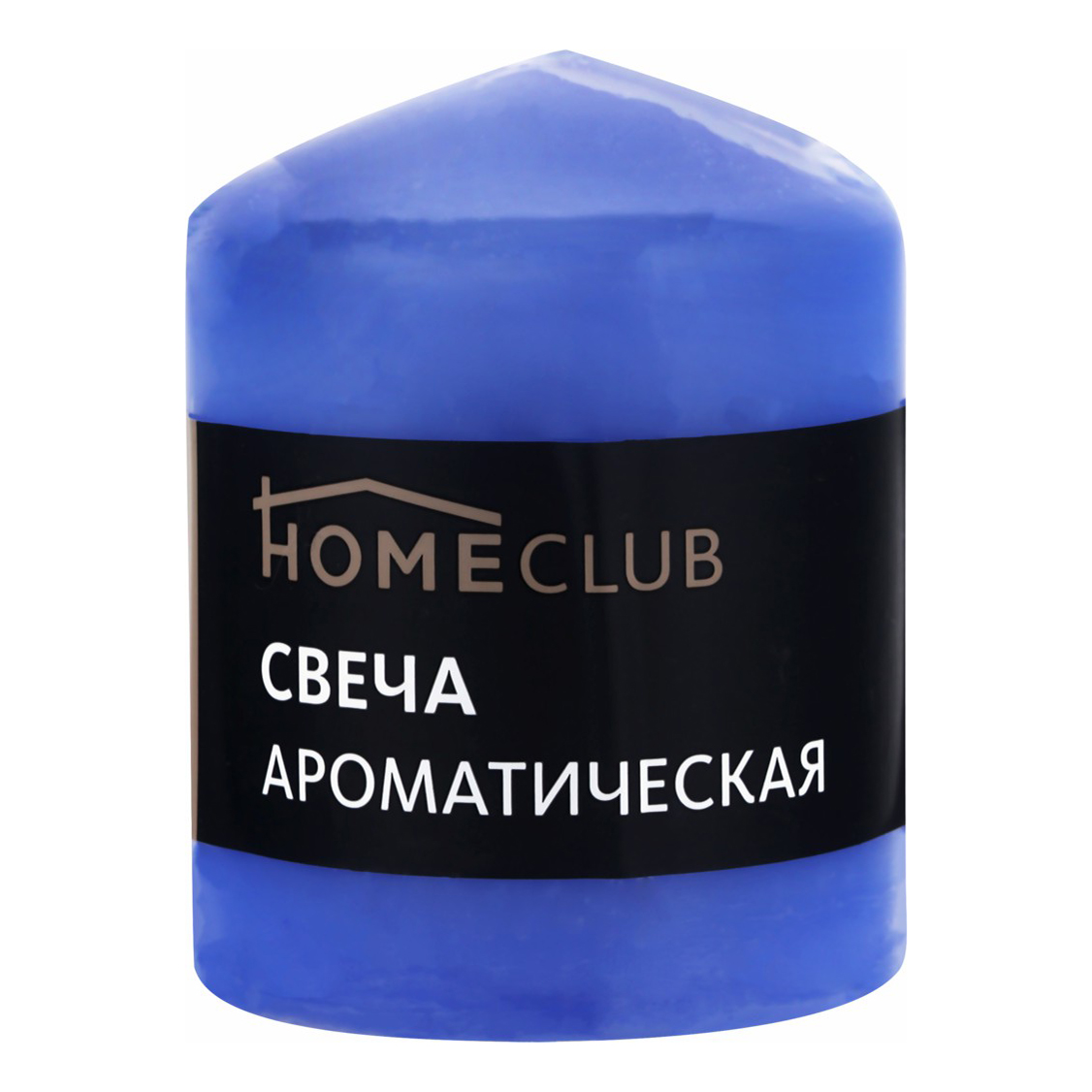 фото Свеча ароматизированная homeclub лаванда столбик 7 x 9 см home club