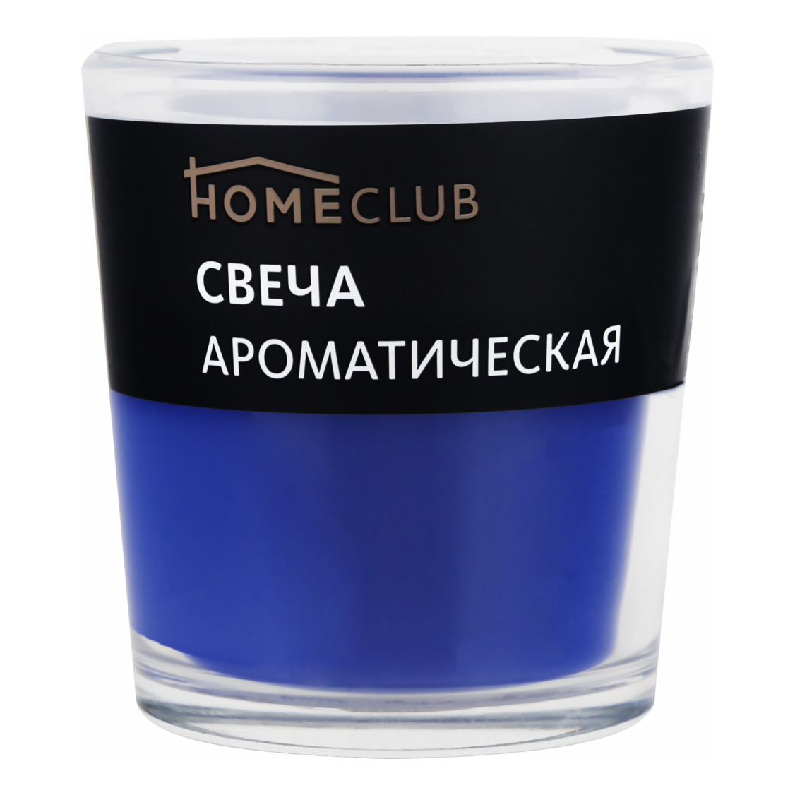 фото Свеча ароматизированная homeclub лаванда в стакане home club