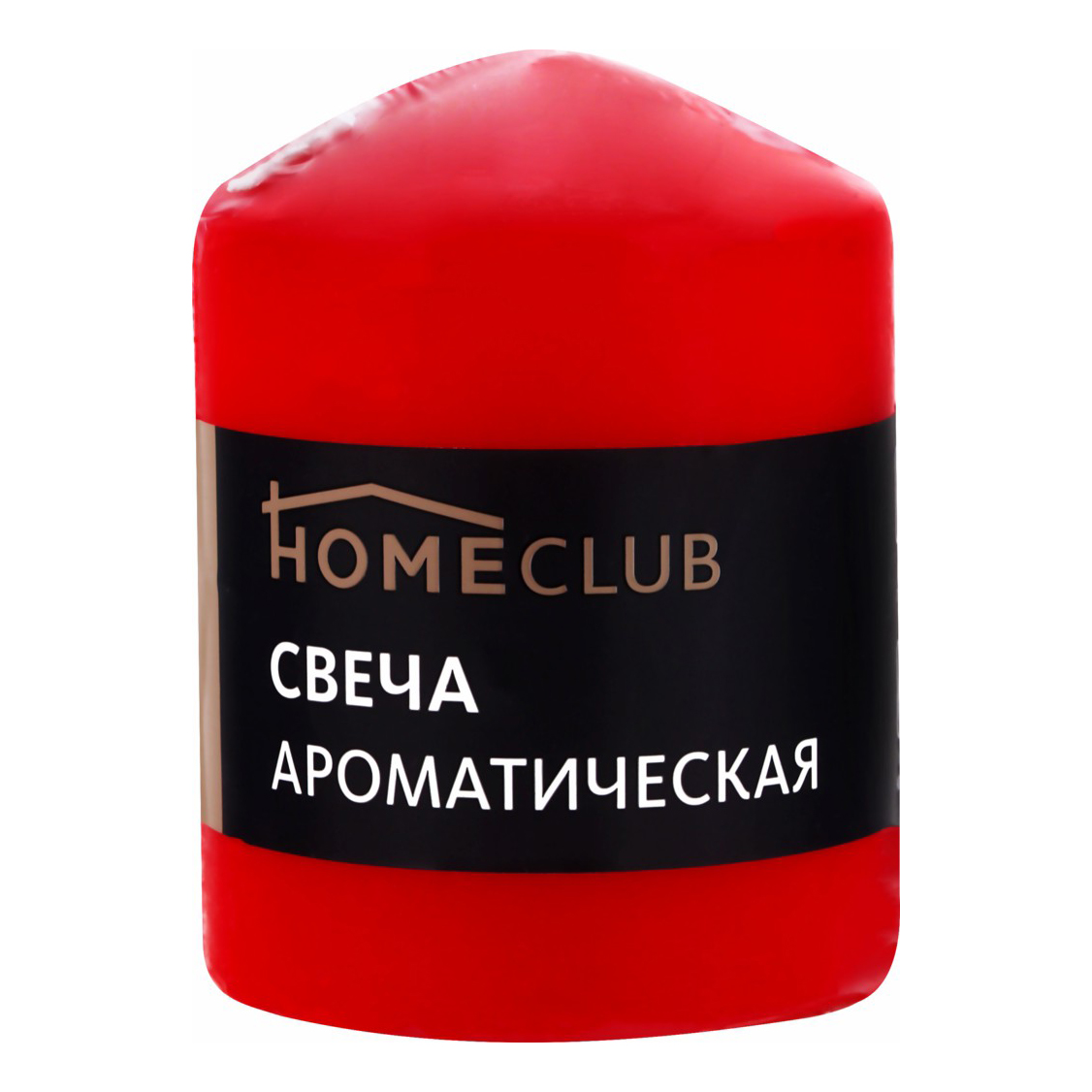 фото Свеча ароматизированная homeclub клубника столбик 7 x 9 см home club