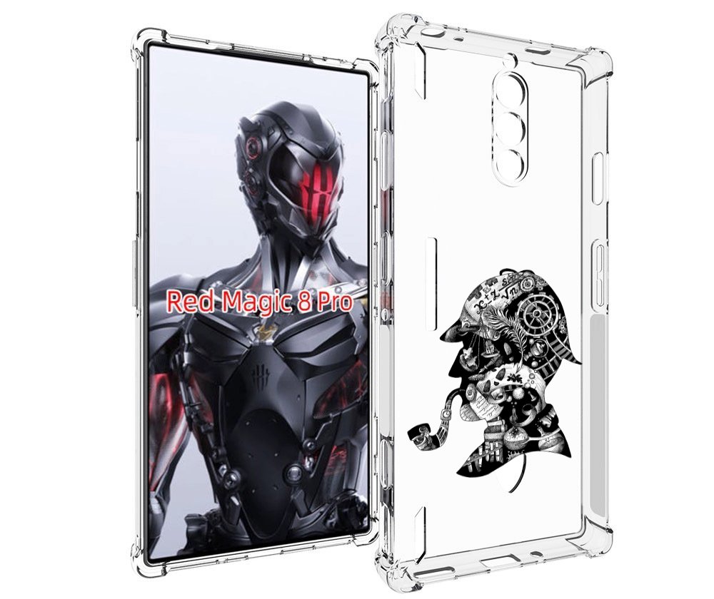 

Чехол MyPads мужчина с трубкой абстракция для ZTE Nubia Red Magic 8 Pro / Red Magic 8 P..., Tocco