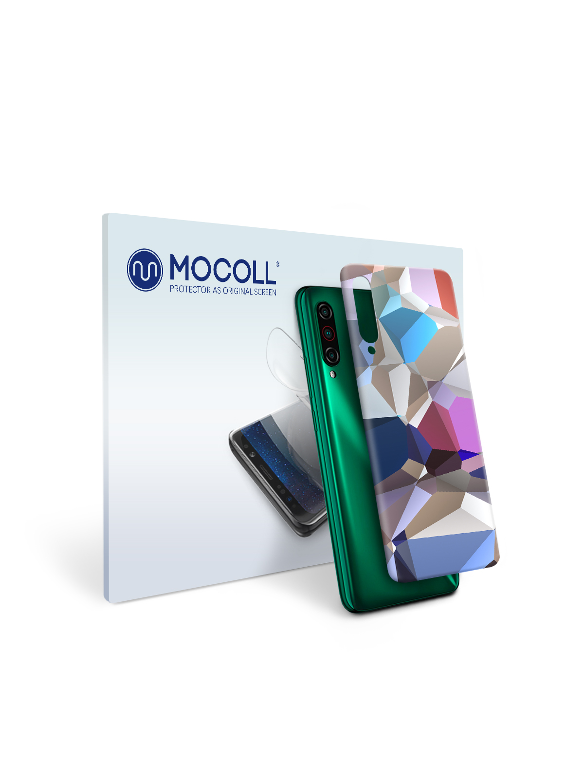 

Пленка защитная MOCOLL для задней панели Meizu M1Note Цветная мозаика