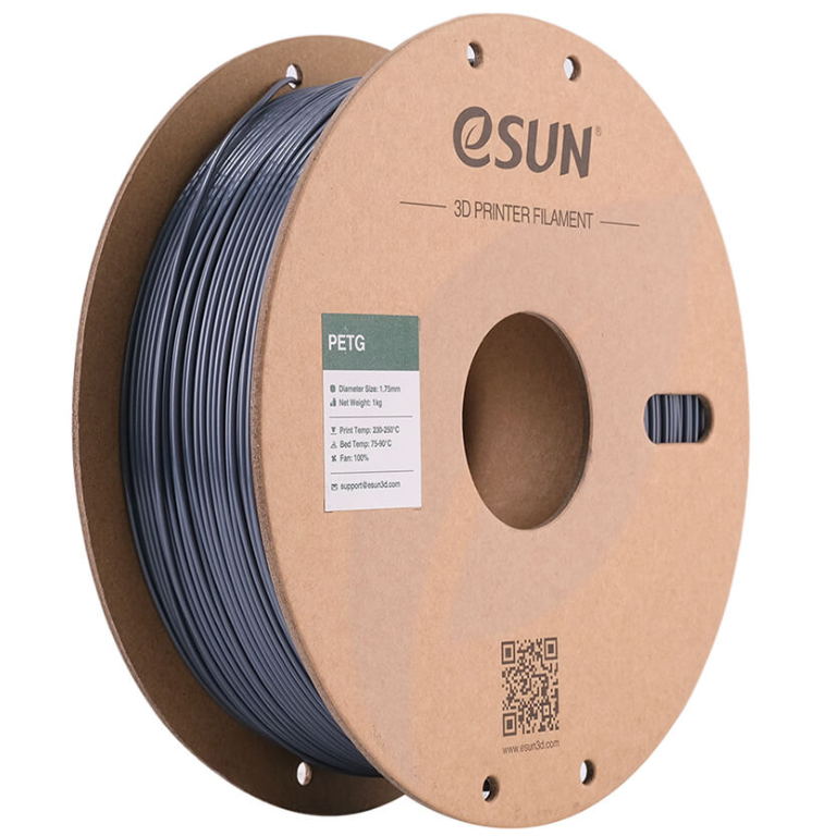 

Катушка PETG-пластика ESUN 1.75 мм 1кг., Grey PETG175SH1