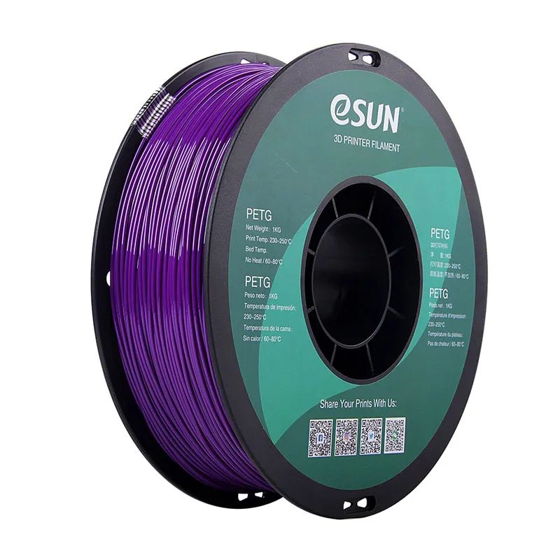 

Катушка PETG-пластика ESUN 1.75 мм 1кг., Purple PETG175SZ1