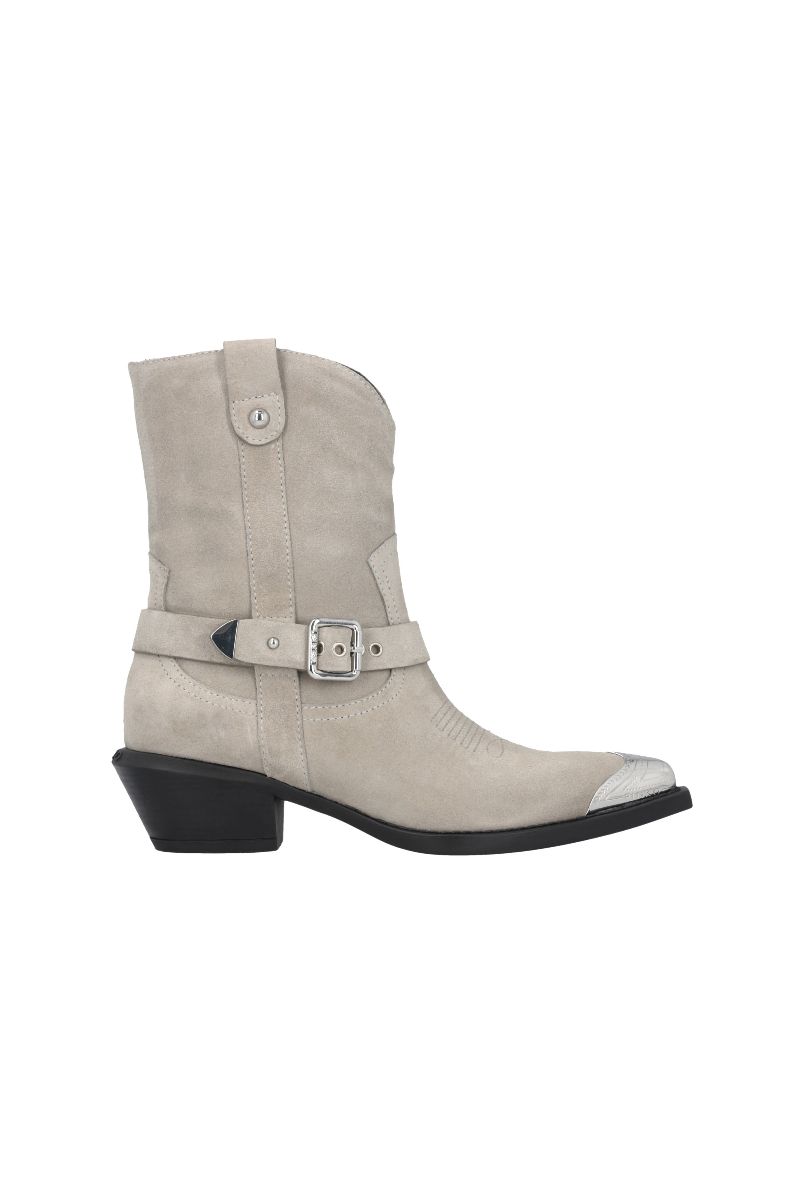 Полусапоги женские Pinko SD0197P002K26 серые 40 EU 55490₽