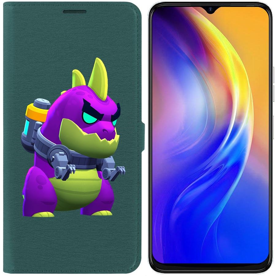 

Чехол-книжка Eco Book для Tecno Spark 10C Brawl Stars-Мегамонстр