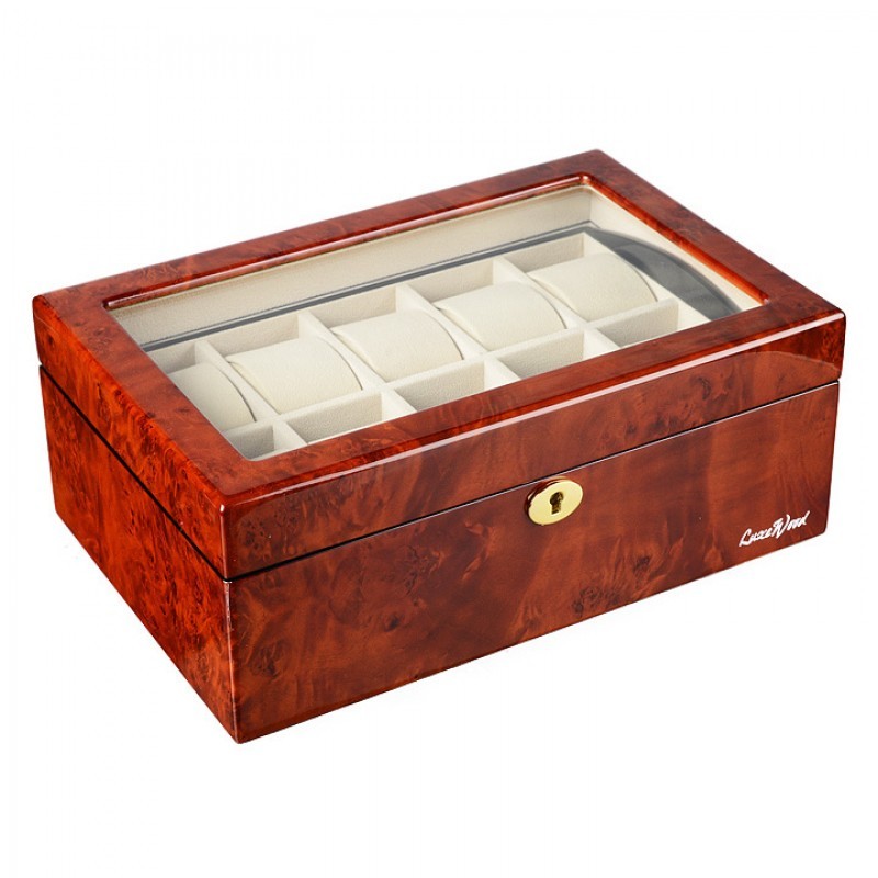 

Шкатулка для хранения часов LuxeWood LW801-10-3