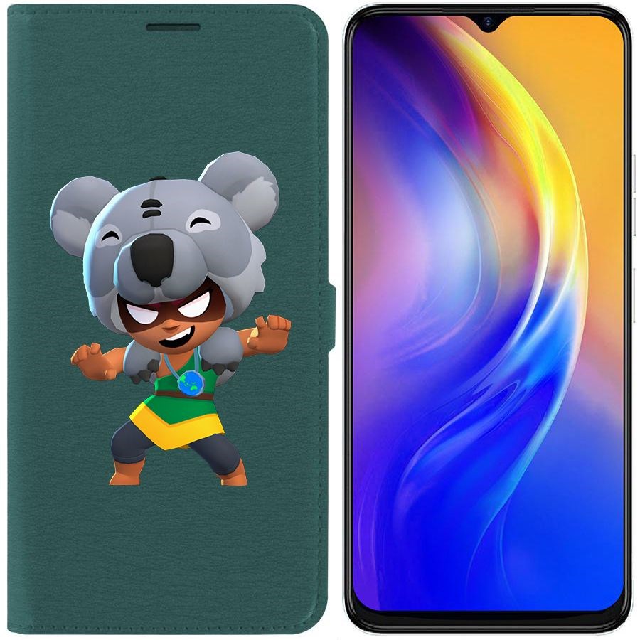 

Чехол-книжка Eco Book для Tecno Spark 10C Brawl Stars-Нита Коала