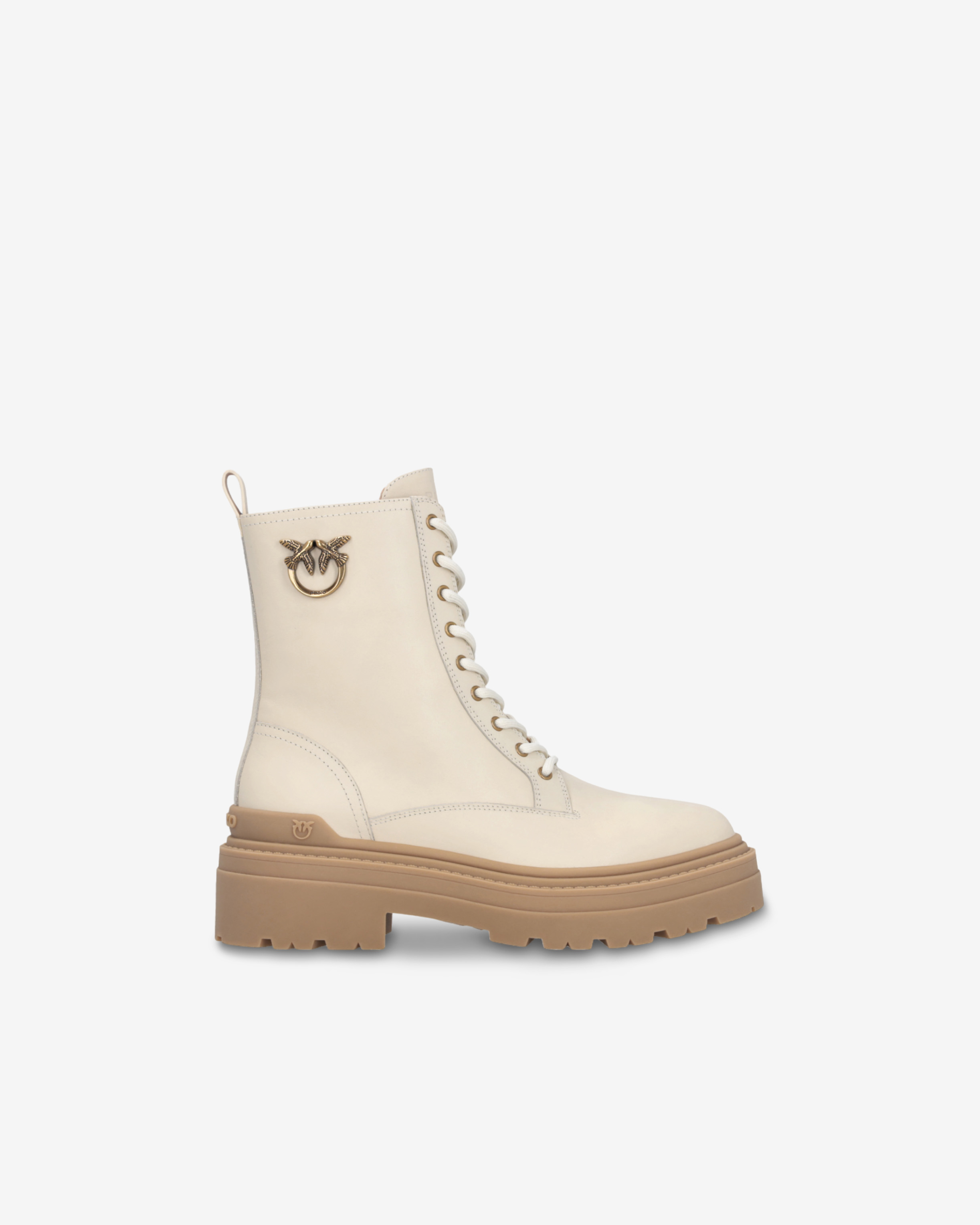 Ботинки женские Pinko SD0141P001DY7 бежевые 36 EU 39490₽