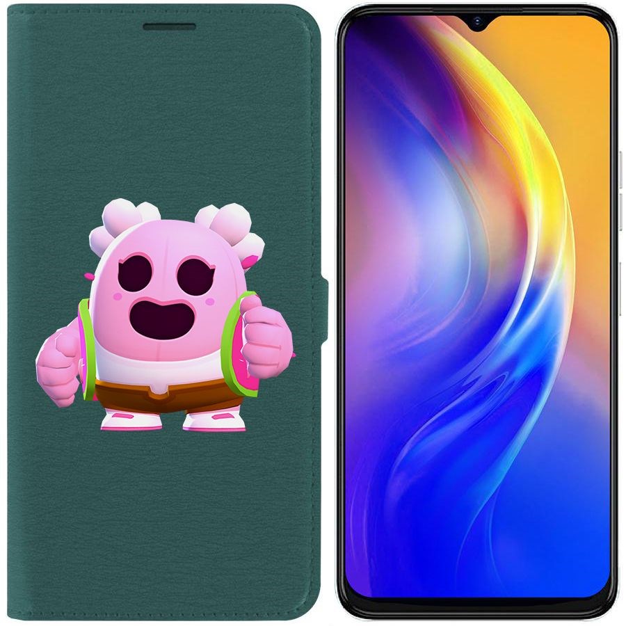 

Чехол-книжка Eco Book для Tecno Spark 10C Brawl Stars-Сакура Спайк