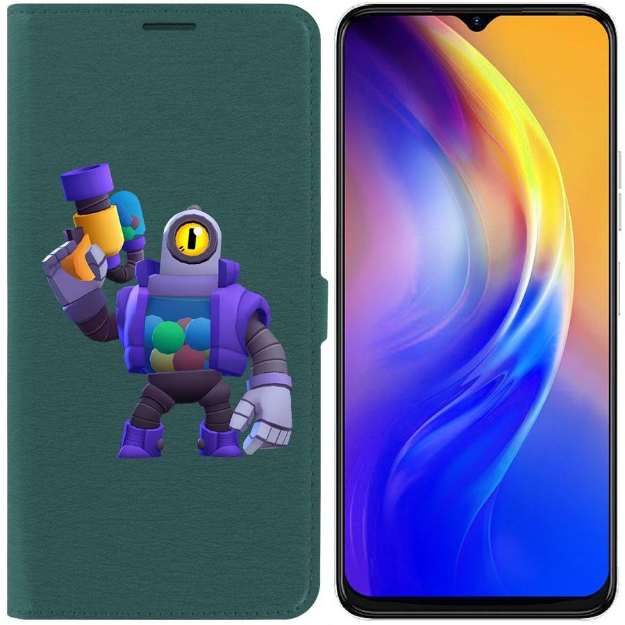 

Чехол-книжка Eco Book для Tecno Spark 10C Brawl Stars-Рико
