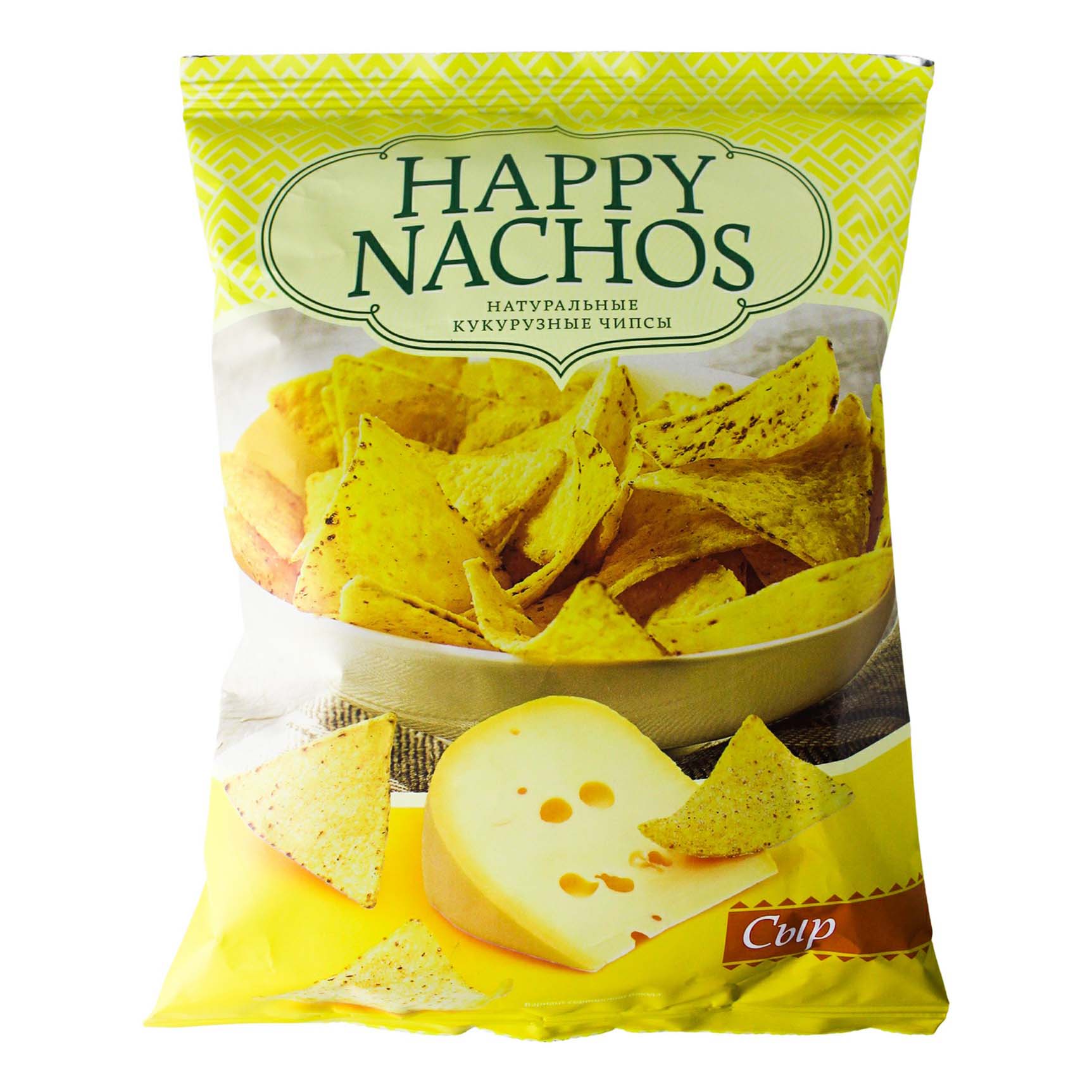 фото Чипсы кукурузные happy nachos сыр 75 г