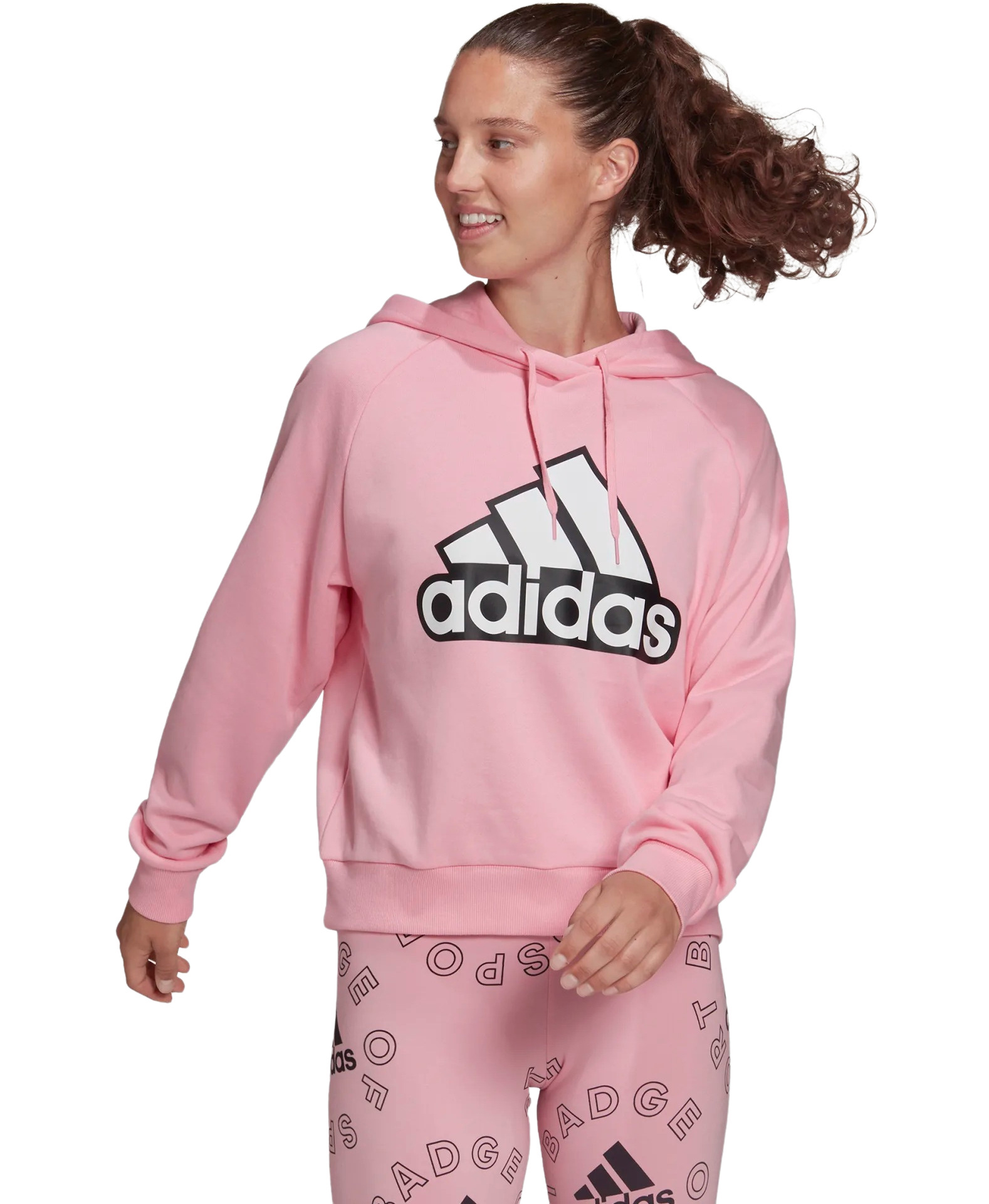 

Толстовка женская Adidas W Bluv Q1 Hoody розовая 2XL, Розовый, W Bluv Q1 Hoody