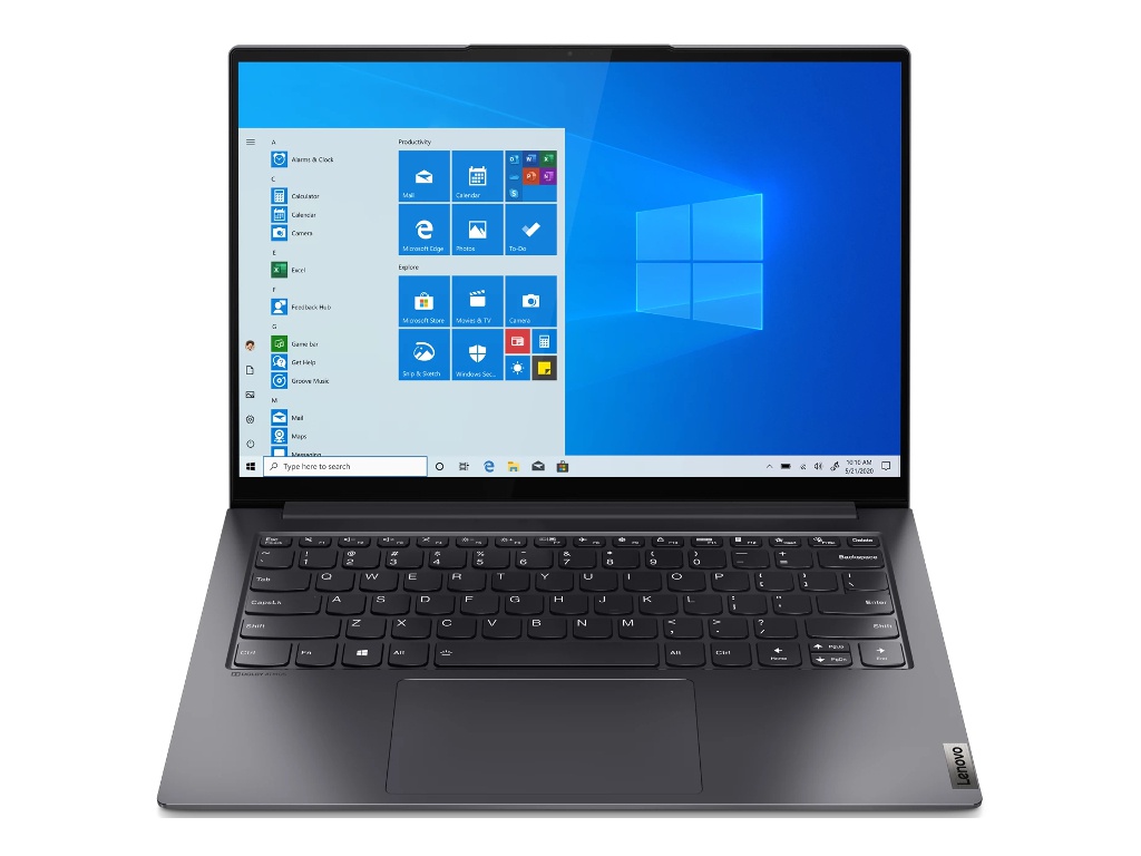 фото Ноутбук lenovo yoga slim 7 pro 14ach5d grey