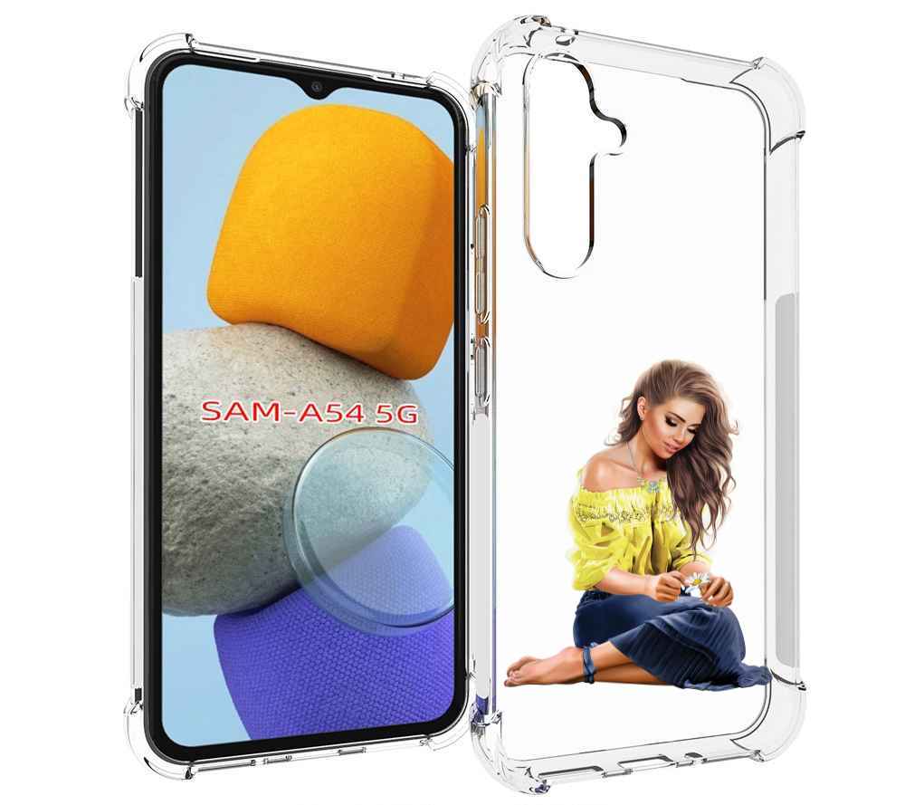 

Чехол MyPads миленькая-девочка женский для Samsung Galaxy A54, Tocco
