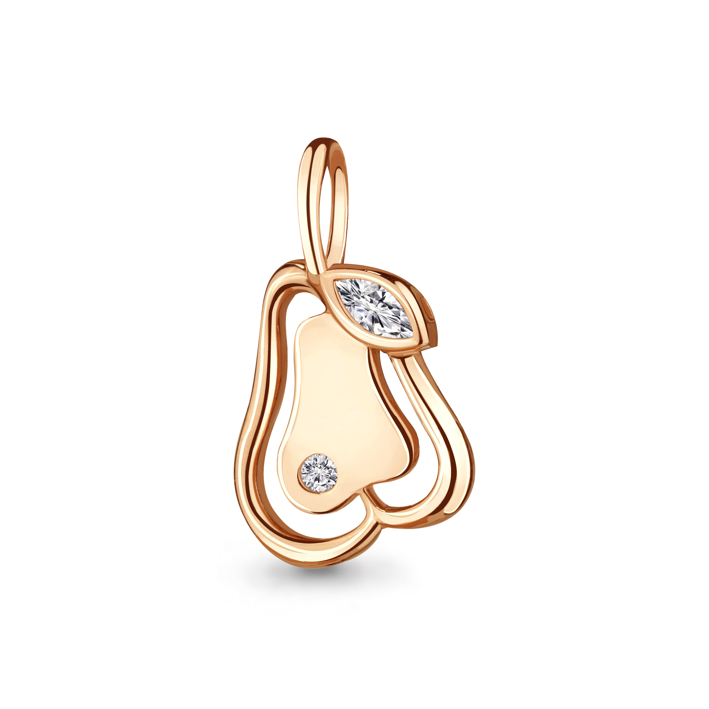 

Подвеска из серебра с фианитом Aquamarine 24209А_925_з, 24209А_925_з