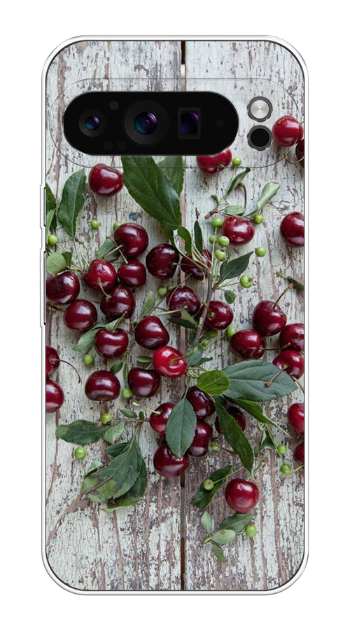 

Чехол на Google Pixel 9 Pro "Вишня", Бордовый;зеленый;серый, 272050-1