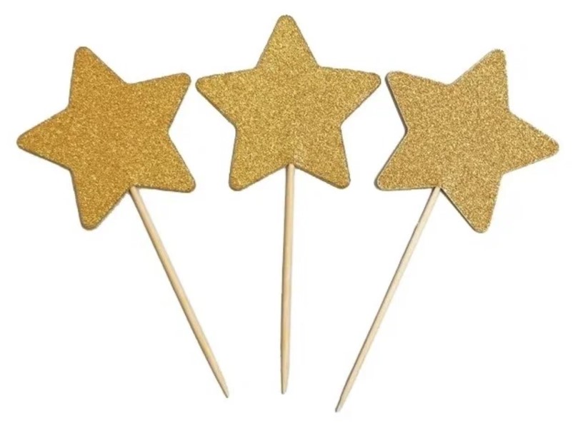 

Шпажки Страна Карнавалия Звезда для канапе 7 см 12 шт, Разноцветный