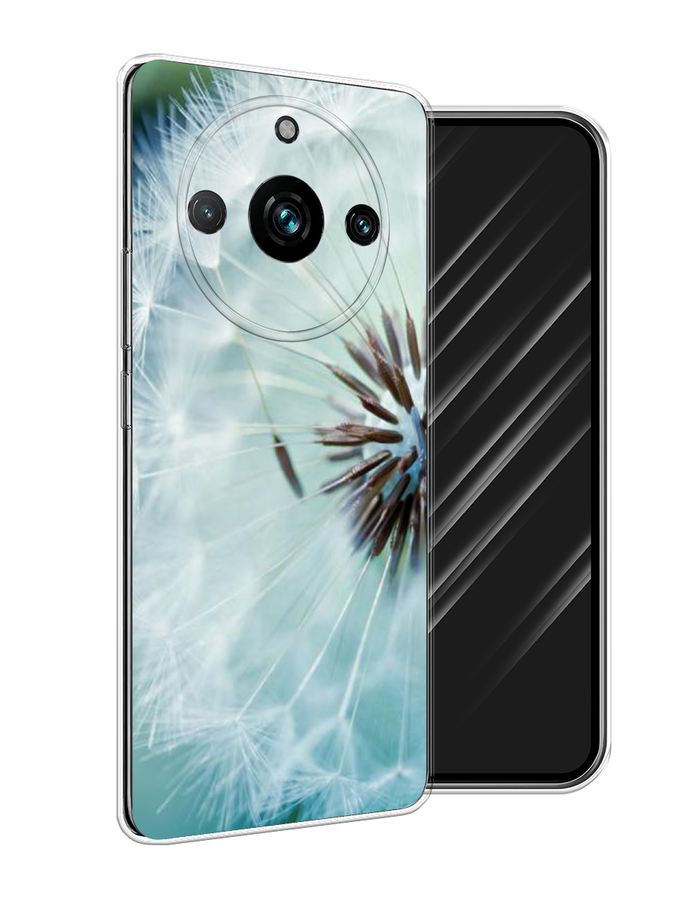 

Чехол Awog на Realme 11 Pro+ "Пух одуванчика", Серебристый;серый