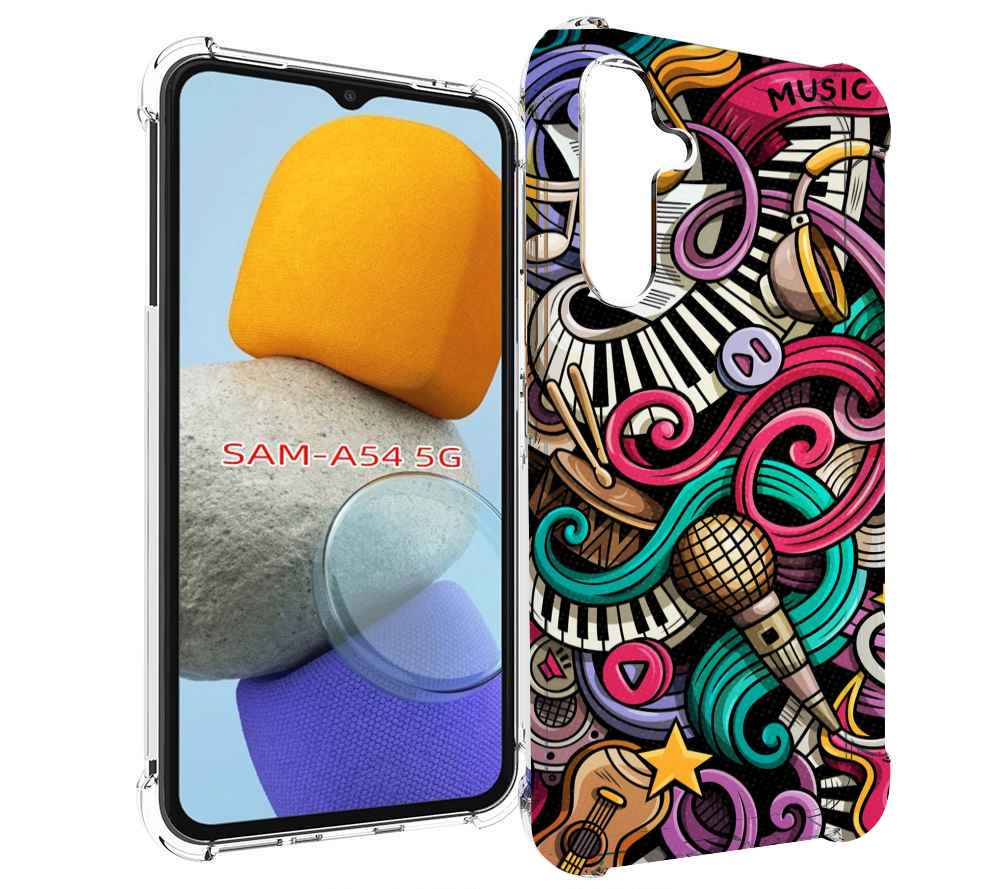 

Чехол MyPads любимая-музыка для Samsung Galaxy A54, Tocco