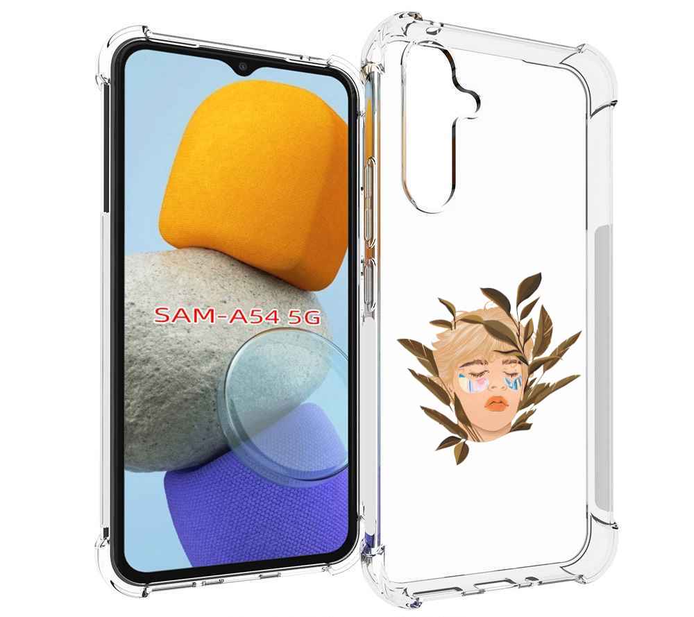 

Чехол MyPads лицо-с-патчами для Samsung Galaxy A54, Tocco