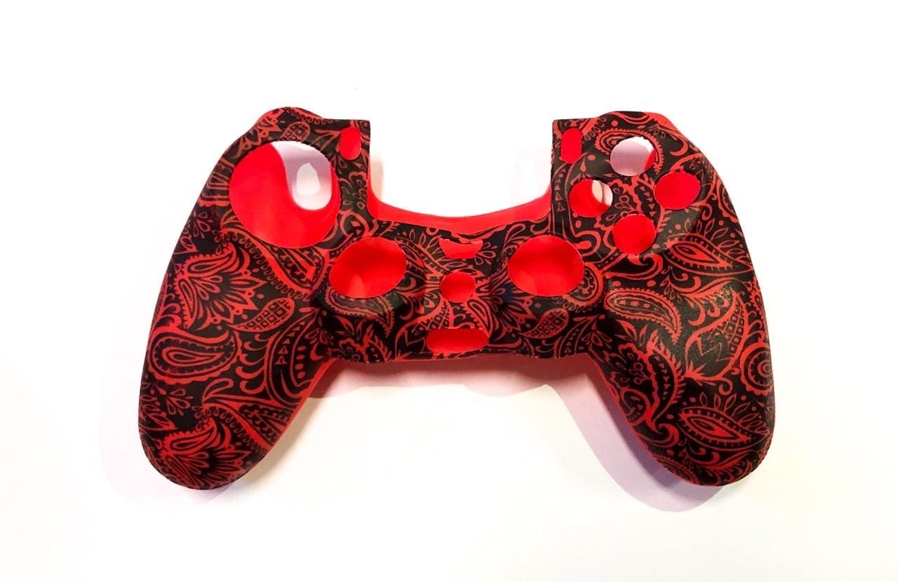 фото Чехол kamukamu для геймпада ps4 red pattern