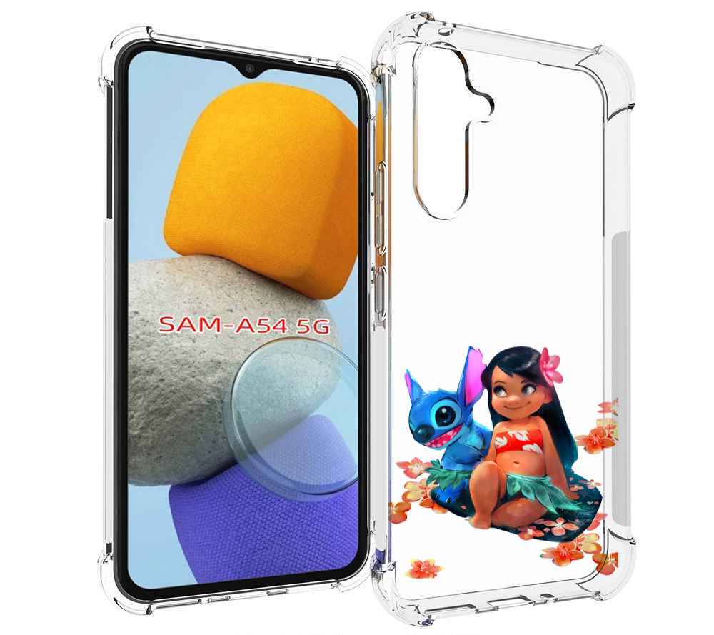 

Чехол MyPads лила-и-стич детский для Samsung Galaxy A54, Tocco