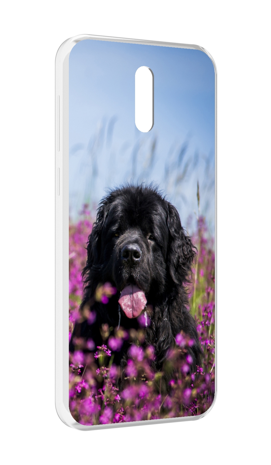 

Чехол MyPads ньюфаундлед для Alcatel 3L (2019), Прозрачный, Tocco