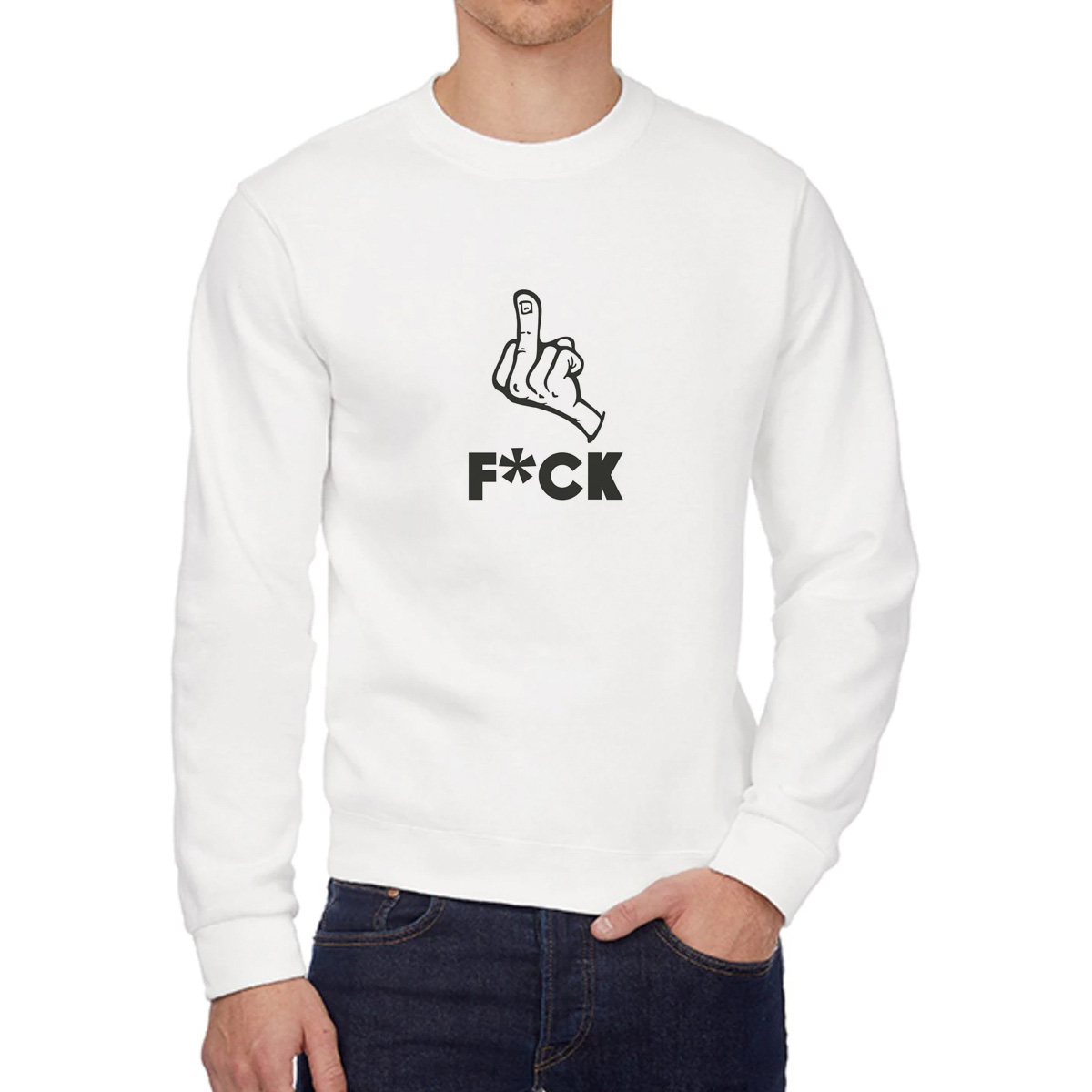 

Свитшот унисекс CoolPodarok W042264 белый 44 RU, 4W042264