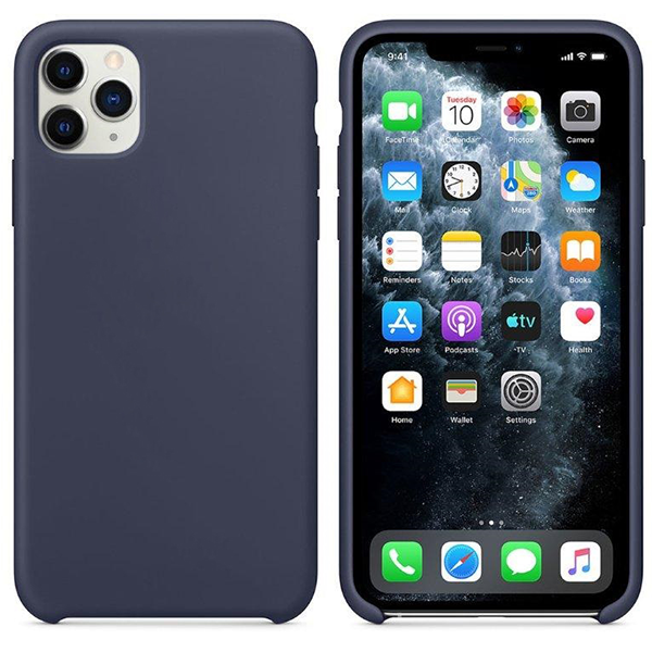 

Чехол для iphone 11 Pro Max Silicon Case 100% ORG Midnight Blue, Чехол iphone 11 Pro Max Silicon Case 100% ORG Midnight Blue