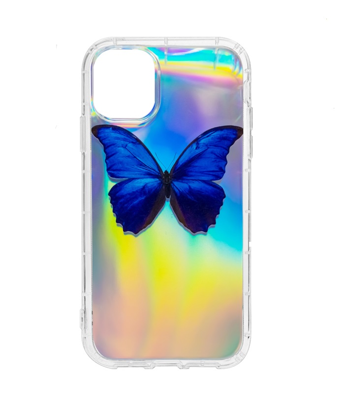 фото Чехол для iphone 11 pro max tpu laser print case бабочка nobrand