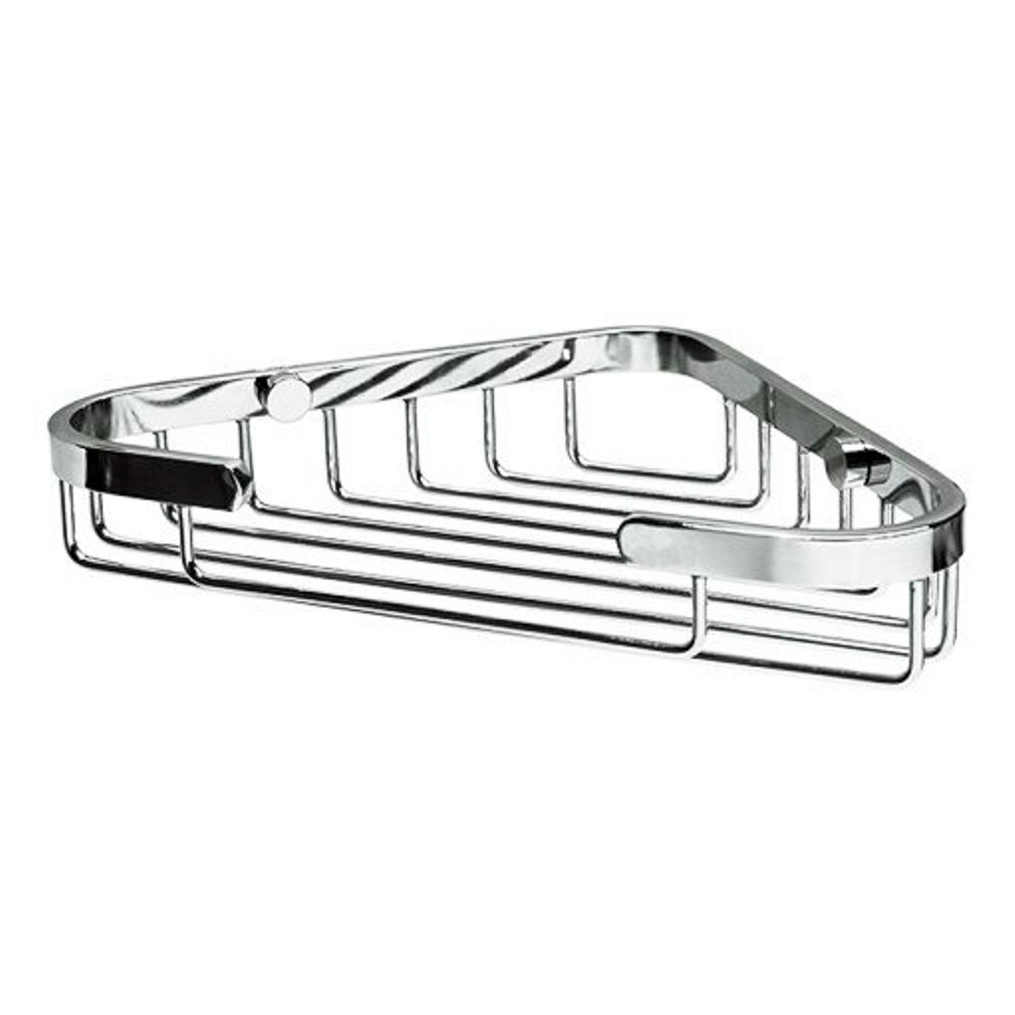 

Полка для ванной Wasserkraft K-733 White угловая хром 20,3 х 13 х 3,5 см