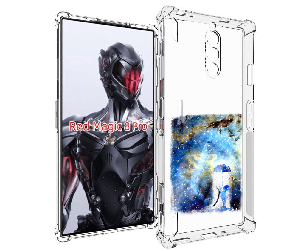 Чехол MyPads мальчик в небе для ZTE Nubia Red Magic 8 Pro / Red Magic 8 Pro Plus