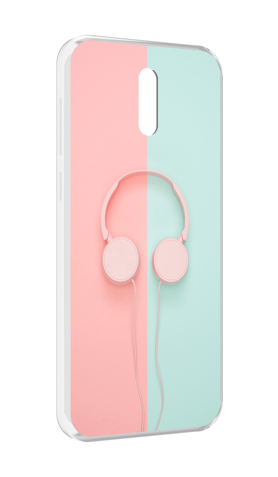 

Чехол MyPads наушники-минимализм для Alcatel 3L (2019), Прозрачный, Tocco