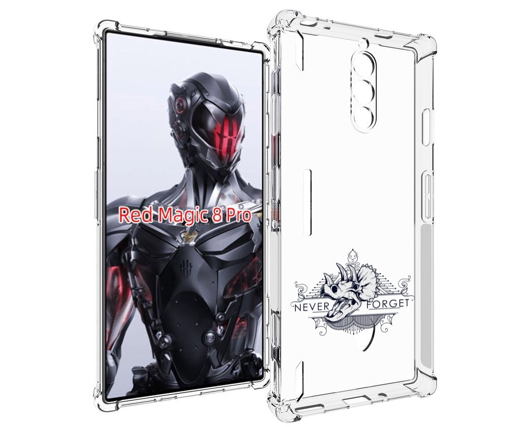 

Чехол MyPads логотип носорога никогда не забуду для ZTE Nubia Red Magic 8 Pro / Red Mag..., Tocco