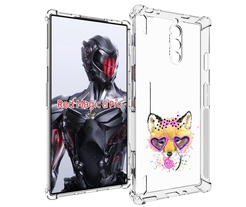 

Чехол MyPads лисенок с бантиком для ZTE Nubia Red Magic 8 Pro / Red Magic 8 Pro Plus, Tocco