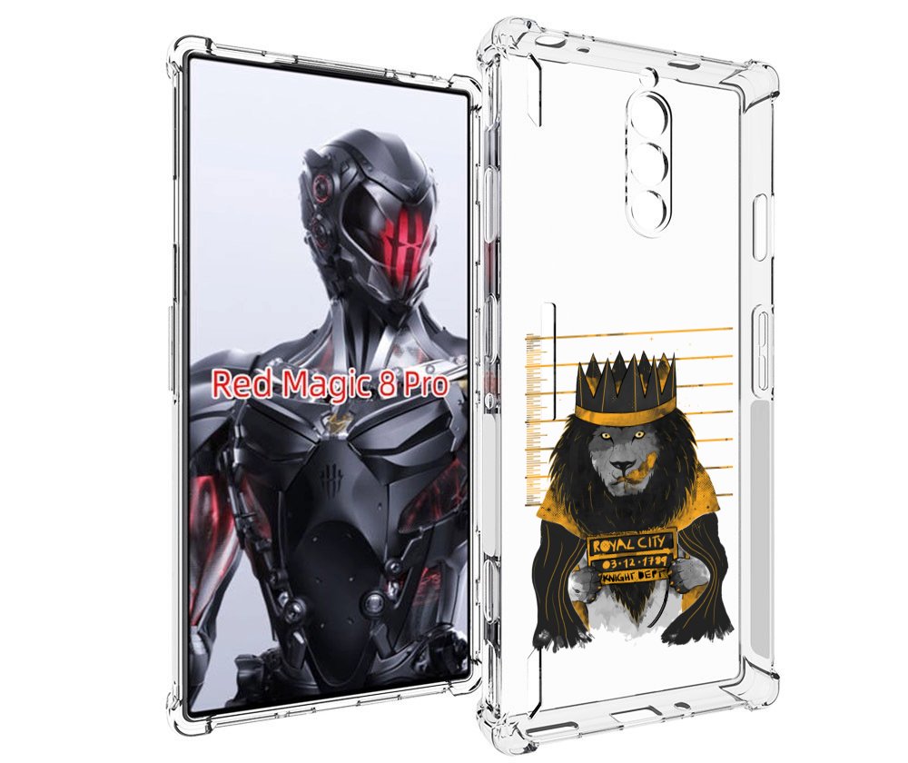 

Чехол MyPads лев в законе для ZTE Nubia Red Magic 8 Pro / Red Magic 8 Pro Plus, Tocco