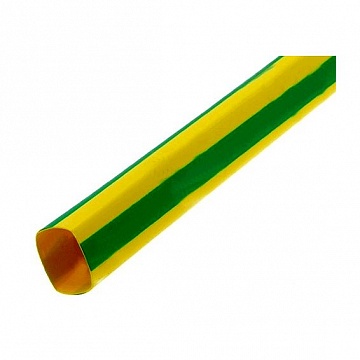 Термоусадочная трубка ТТУ 40/20 желто-зеленая 1 м | код. UDRS-D40-1-K52 | IEK ( 1шт. )