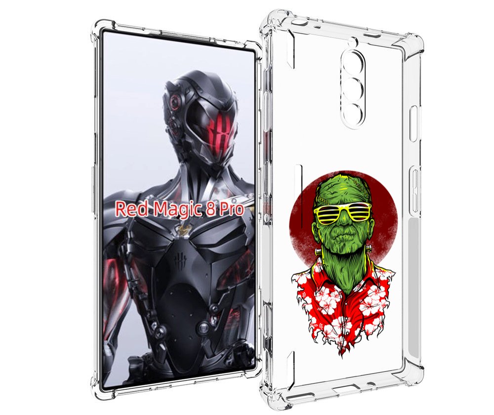 

Чехол MyPads крутой зеленый мужчина в очках для ZTE Nubia Red Magic 8 Pro / Red Magic 8..., Tocco