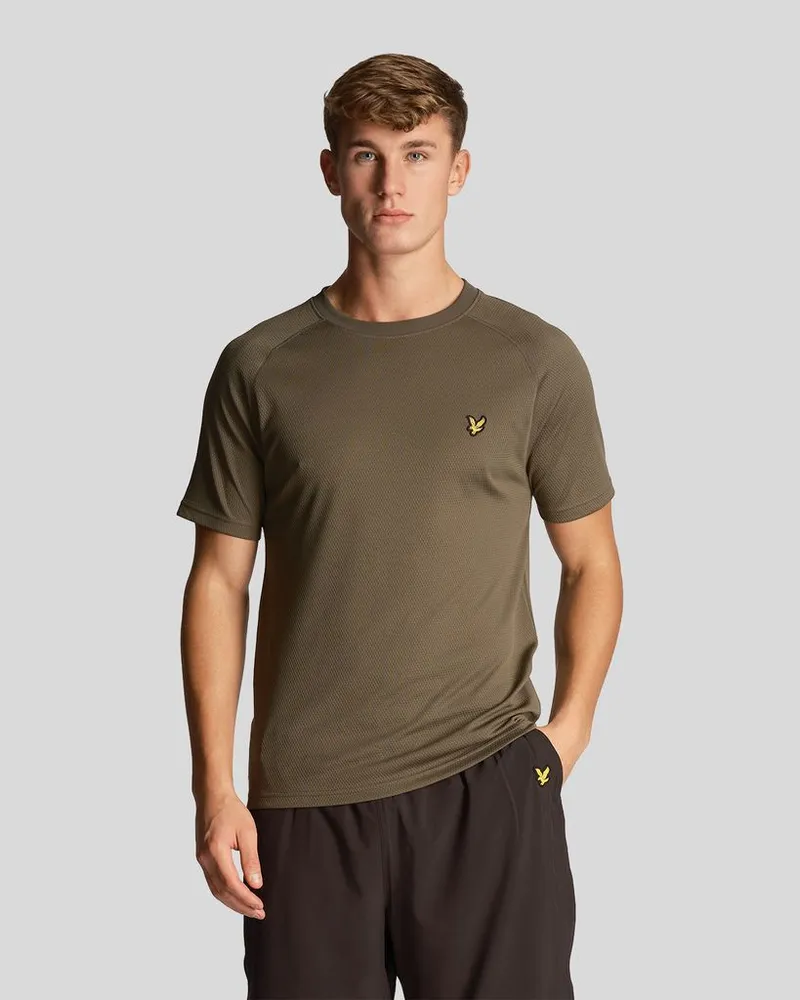 

Футболка мужская Lyle & Scott Core Raglan T-Shirt хаки S, Core Raglan T-Shirt