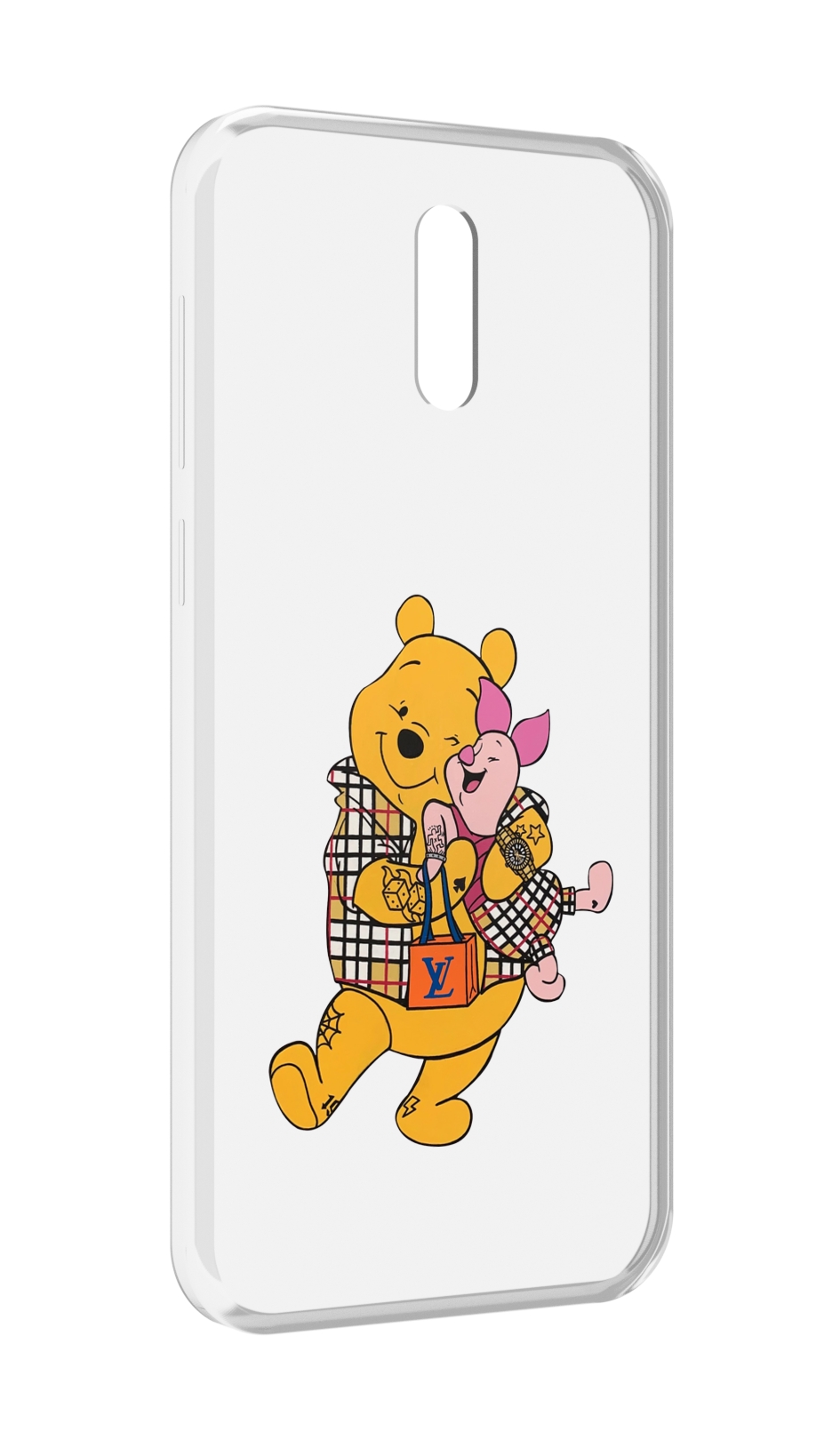 

Чехол MyPads модный-медведь-из-винни-пуха для Alcatel 3L (2019), Прозрачный, Tocco