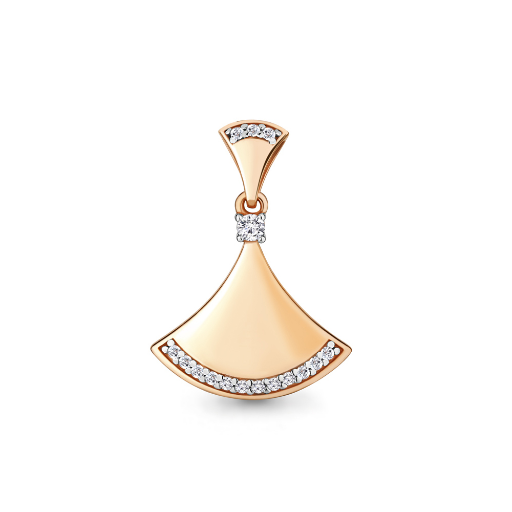 

Подвеска из серебра с фианитом Aquamarine 24182А_925_з, 24182А_925_з