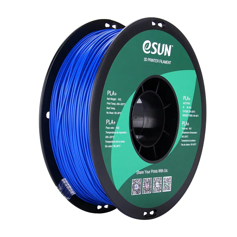 Катушка PLA+ пластика ESUN 1.75 мм 1кг., синяя (PLA+175U1)