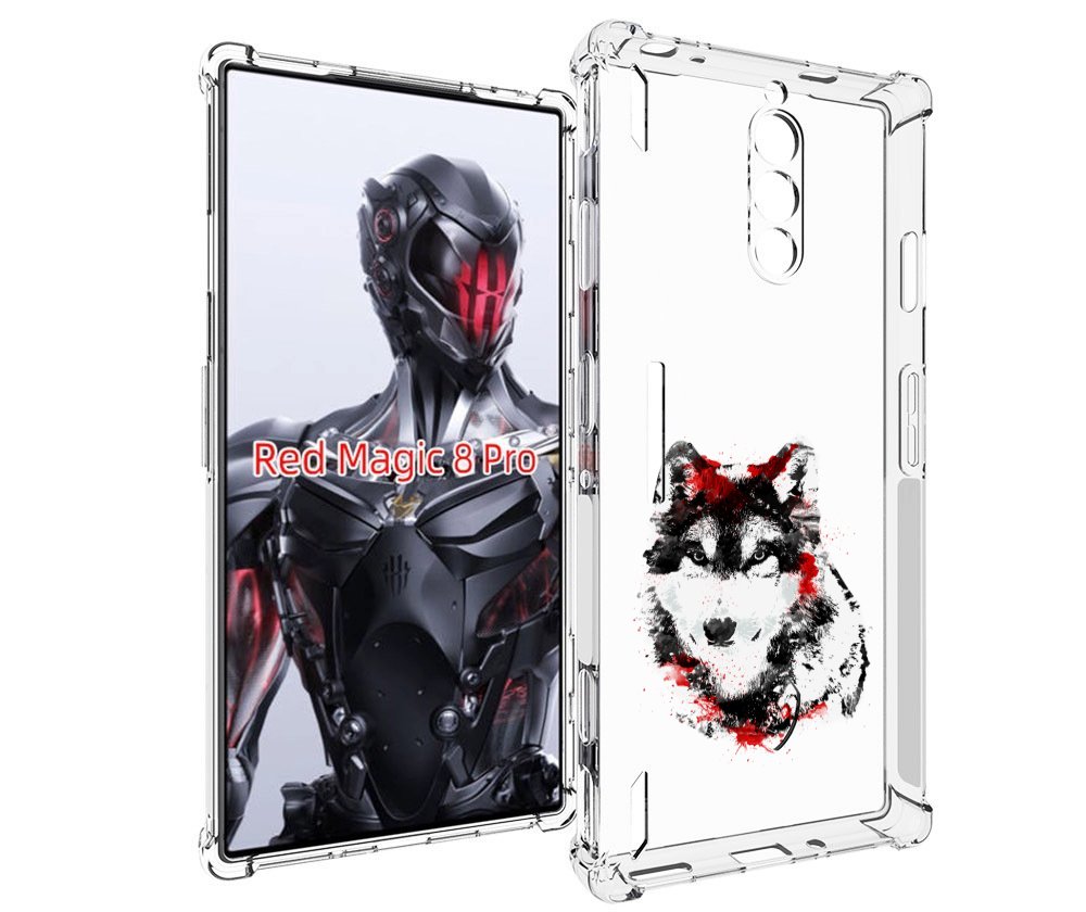 

Чехол MyPads кровавый волк для ZTE Nubia Red Magic 8 Pro / Red Magic 8 Pro Plus, Tocco